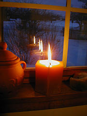 Candle in the Window: Photo: Chris Campbell